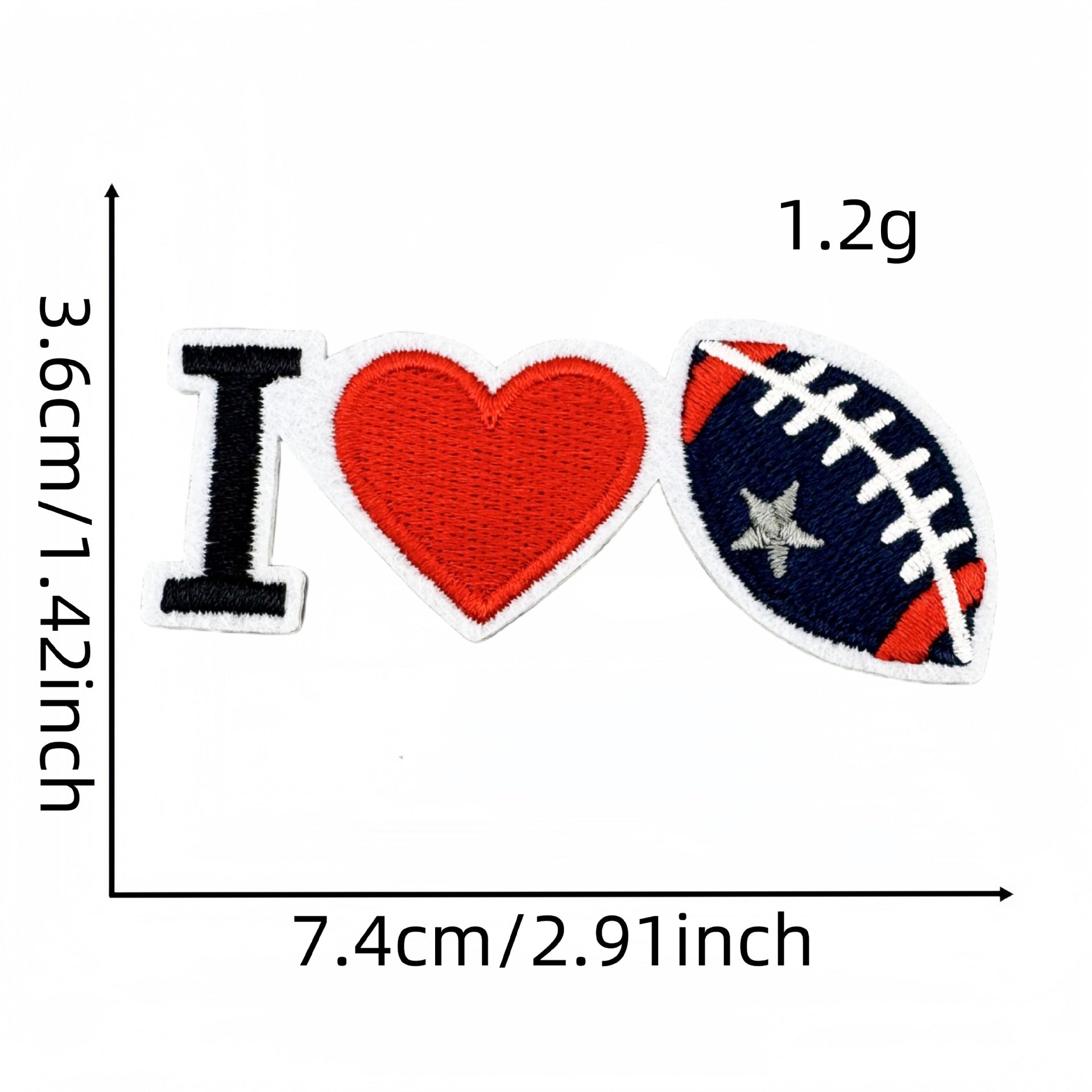Wholesale Rugby Embroidered Patches Sports Series